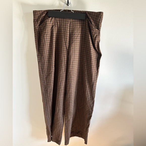 Wide leg houndstooth pants - Picture 7 of 8